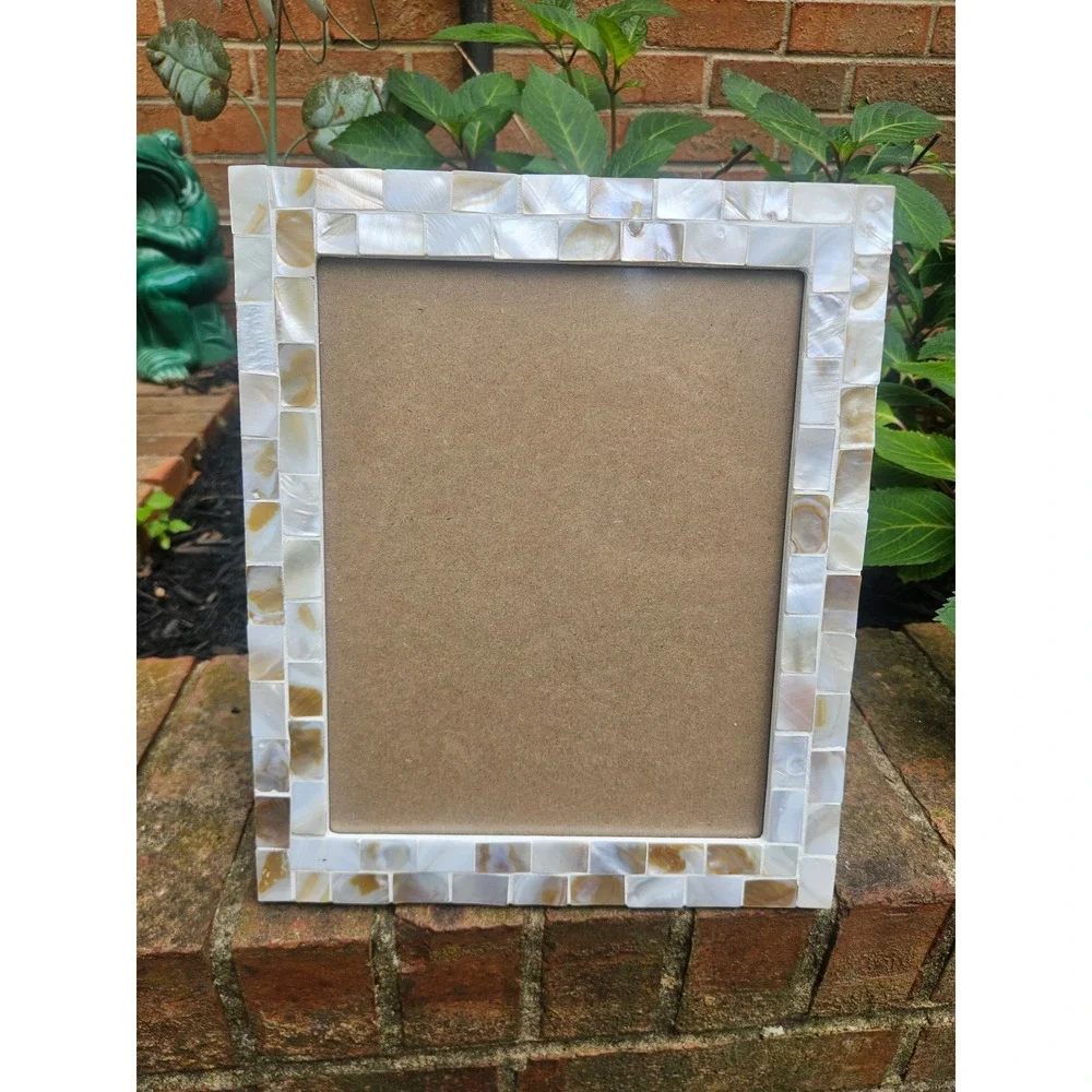 Beautiful Mother of Pearl Mosaic Tile Picture Frame 